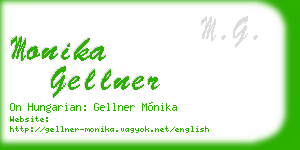 monika gellner business card